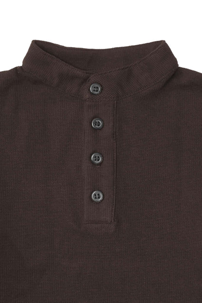 LITTLE HUMAN™ QUARTER MANDARIN S/S IN CHARCOAL GREY