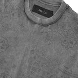 BOX TEE IN STONE PAISLEY