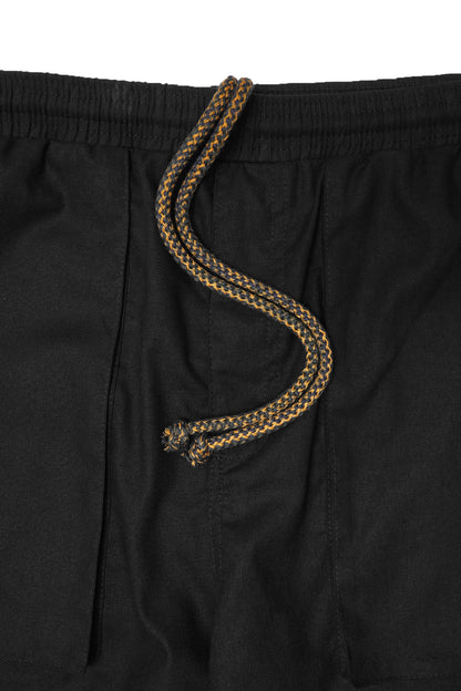 LINEN VEIN PANTS IN GRAPHITE