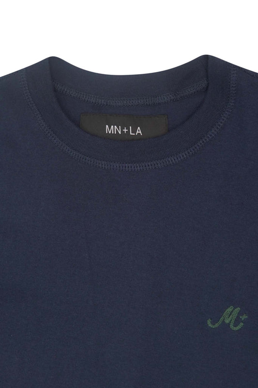 M+ LOUNGE LITE TEE IN NAVY