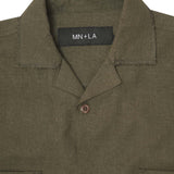 4 POCKET CUBAN SHIRT IN OLIVE