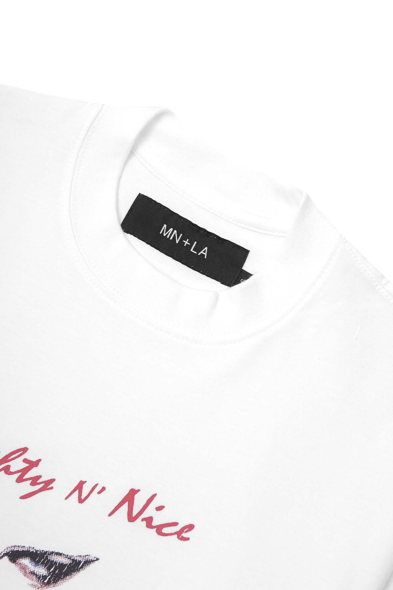 "EYES NEVER LIE" TEE IN WHITE