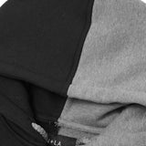 MN+LA™ SPLIT HOODIE IN ANTHRACITE/HEATHER GREY