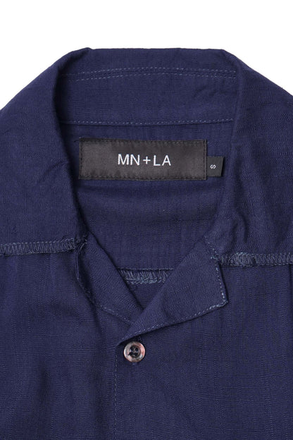 4 POCKET CUBAN SHIRT IN MIDNIGHT