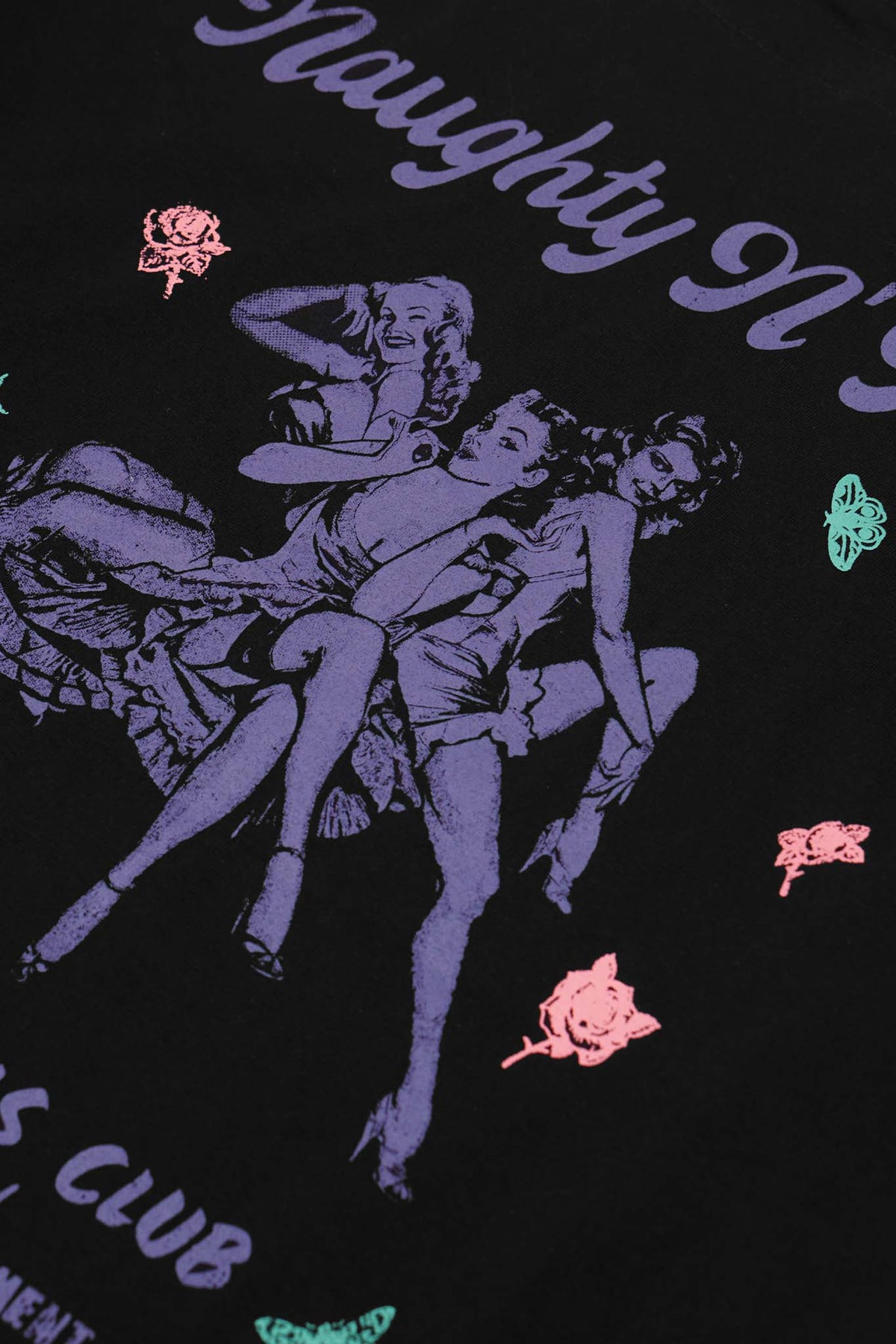 NAUGHTY N' NICE "WILD, SEXY N' FREE" TEE IN ANTHRACITE
