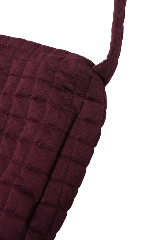 "FLOW" CROSS BAG IN WINE