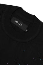 "SPACE DUST" MOCK NECK TEE V3 IN ANTHRACITE