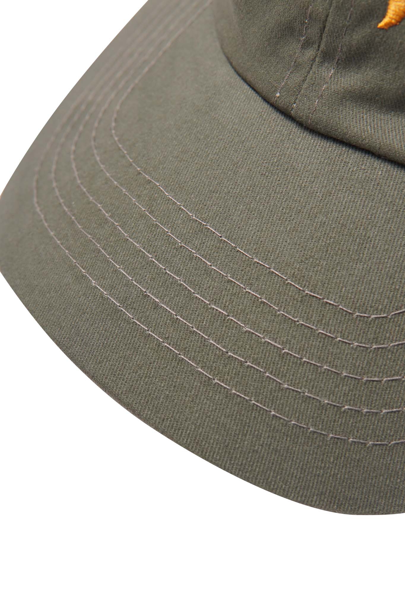 "HITTER" V3 6 PANEL HAT IN OLIVE/CANARY