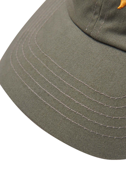 "HITTER" V3 6 PANEL HAT IN OLIVE/CANARY