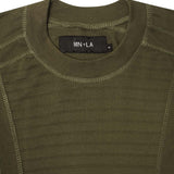 "FLOW" PIQUE TEE IN OLIVE