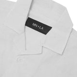 4 POCKET CUBAN SHIRT IN IVORY