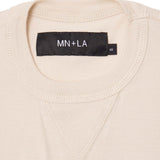 MILITIA MOCK NECK LITE TEE IN OAT