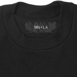 WAFFLE WEAVE BOX TEE IN ANTHRACITE