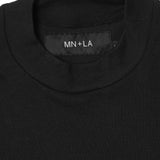 WAFFLE WEAVE CHOP CHOP TEE IN ANTHRACITE