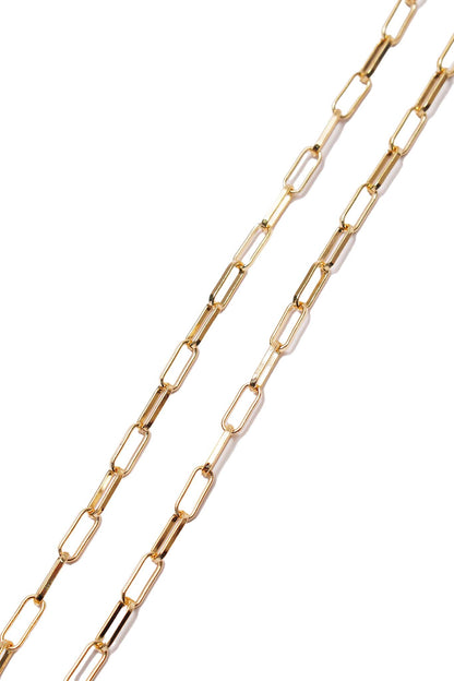 CLIP GOLD CHAIN NECKLACE