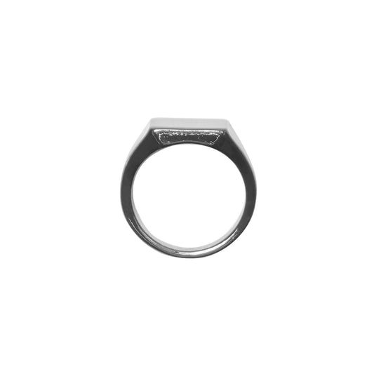BLOCK ANTHRACITE RING