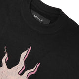 "THE ENLIGHTENED ONE" LONGSLEEVE TEE IN CAVIAR