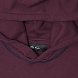 EXO™ CUTOFF HOODIE IN WINE/NAVY