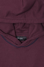 EXO™ CUTOFF HOODIE IN WINE/NAVY