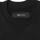 MILITIA MOCK NECK TEE IN CAVIAR