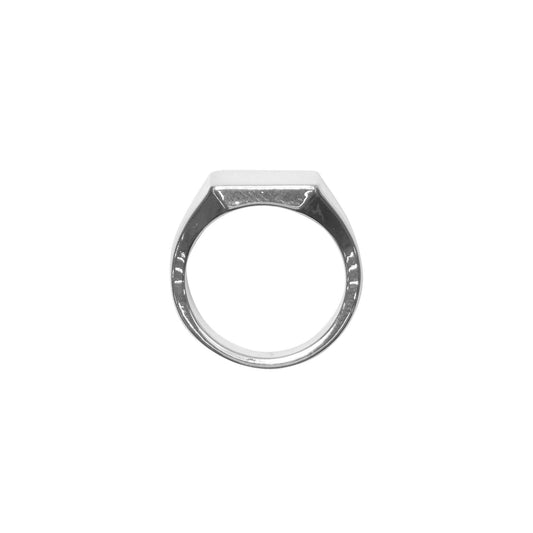 BLOCK SILVER RING