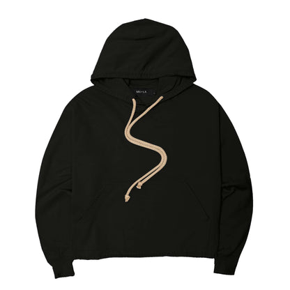 INCA HOODIE IN CAVIAR