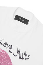 "LOVE HURTS" TEE IN WHITE