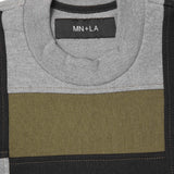 NEEDLEWORK CUTOFF SWEATSHIRT IN TAIGA