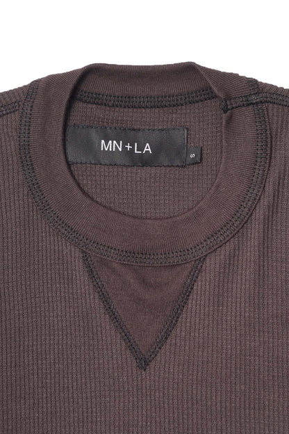 EXO™ MILITIA BOX WAFFLE TEE IN CHARCOAL GREY
