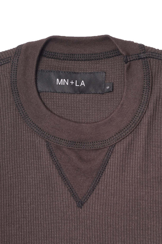 EXO™ MILITIA BOX WAFFLE TEE IN CHARCOAL GREY