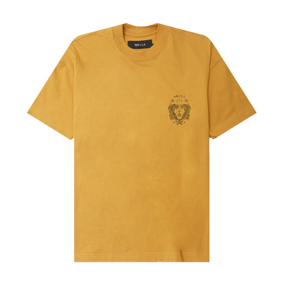 "FCF" TEE IN MUSTARD