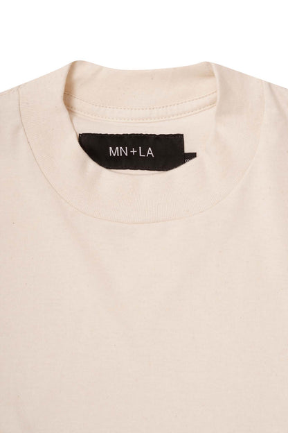 MOCK NECK LITE TEE IN ORGANIC COTTON