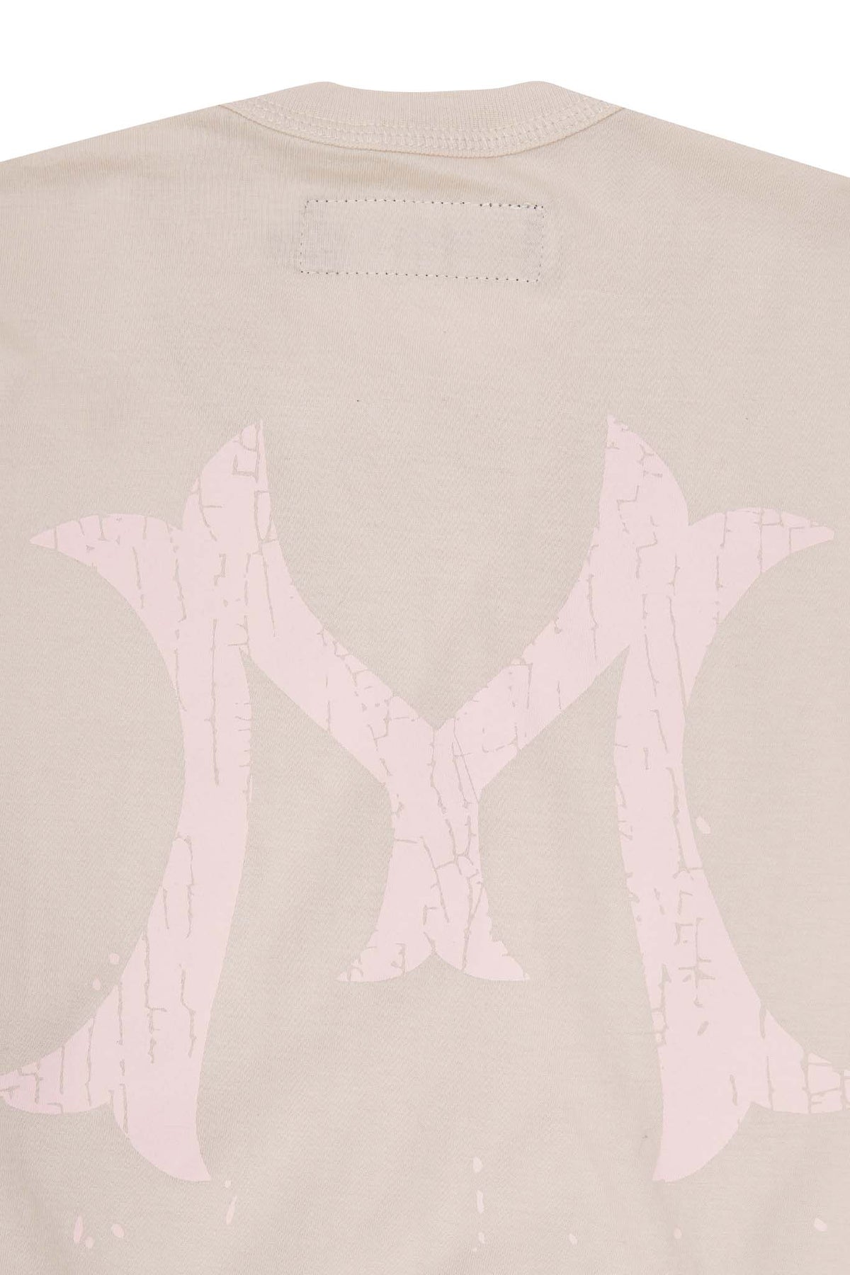 "HITTER" V3 MILITIA MOCK NECK LITE TEE IN PALE ROSE