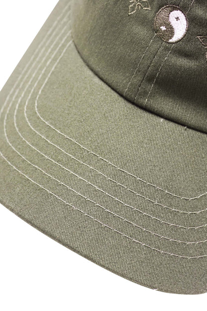 "BALANCE" 6 PANEL HAT IN OLIVE