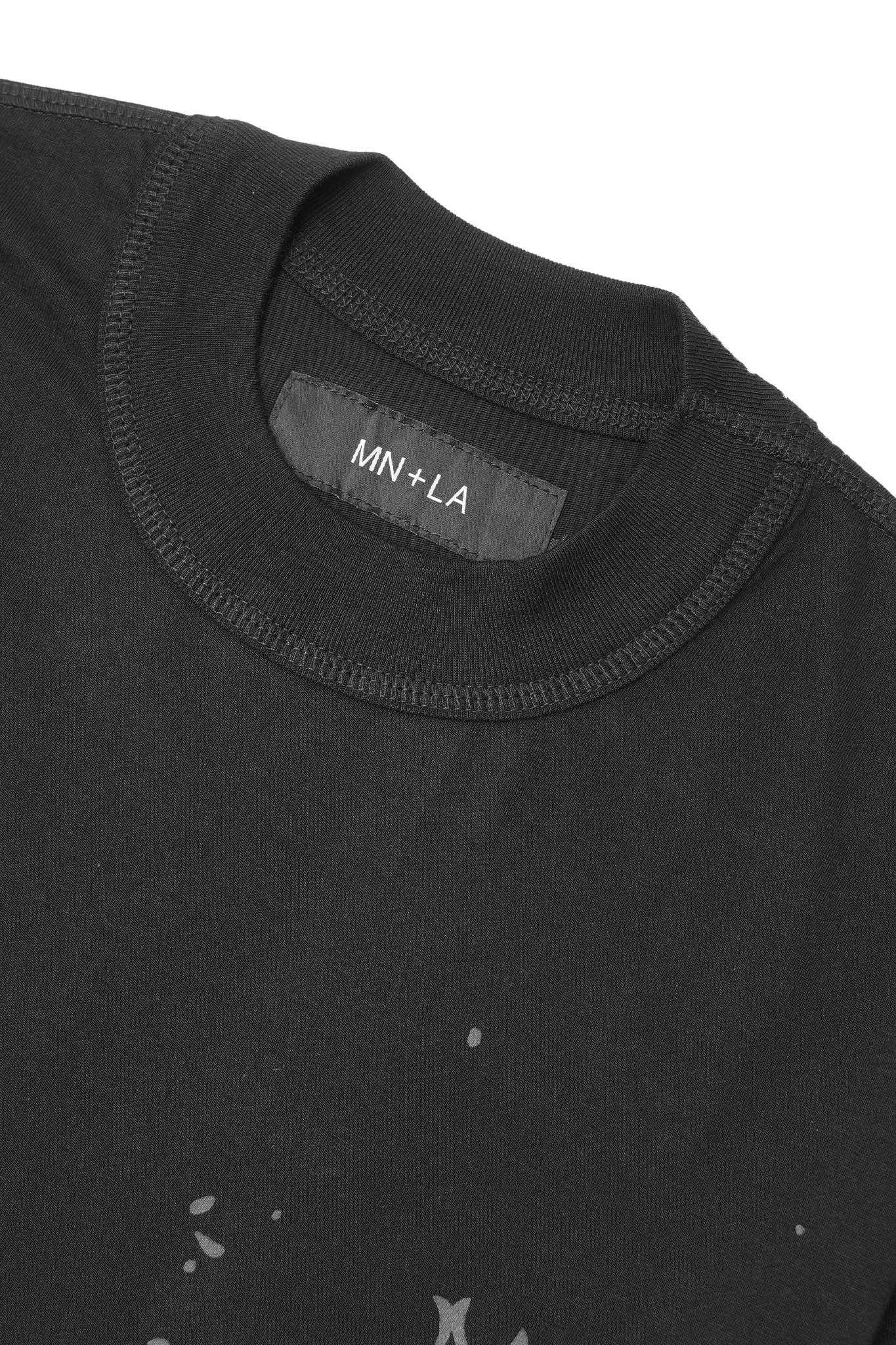 "HITTER" V3 MOCK NECK LITE TEE  IN ANTHRACITE