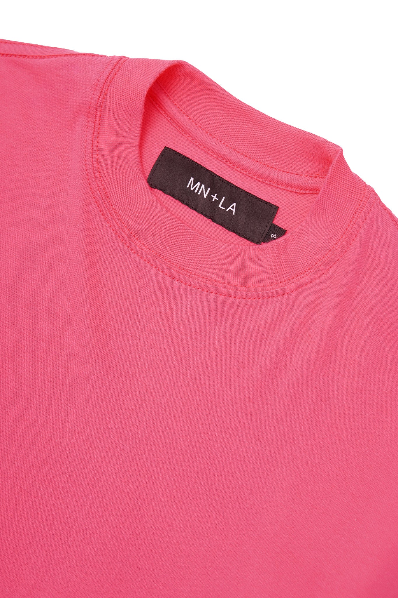 "OUTDOOR EXPLORATION" MULTI LOGO TEE IN STATIC PINK