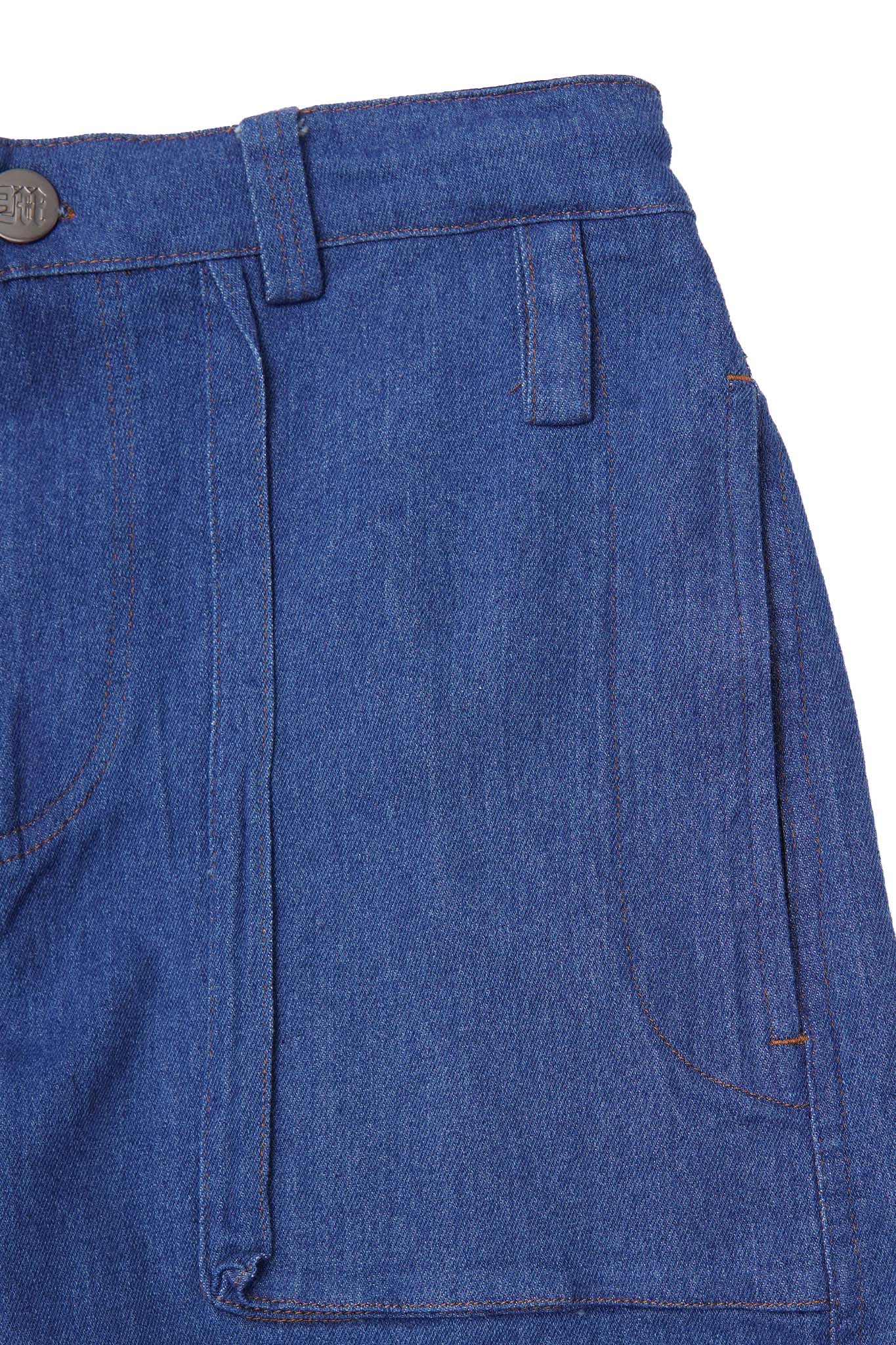 "TRUE BLUE" OVERPOCKET PHAT SHORTS