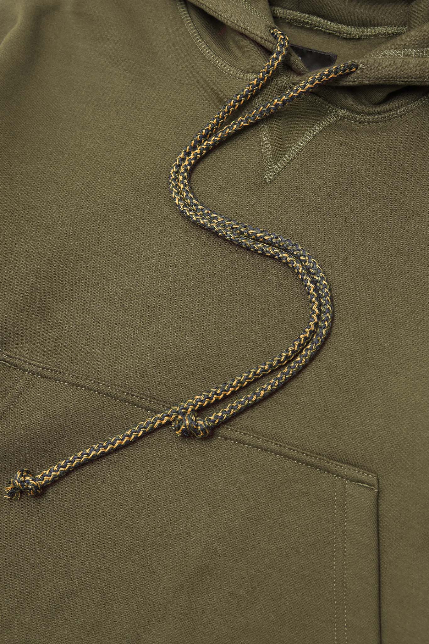 MILITIA HOODIE IN OLIVE