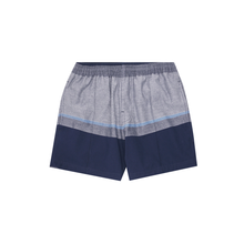 WILLOW BLUE PLEATED HOUSE SHORTS