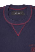 "YEAR OF THE DRAGON" MILITIA BOX TEE IN NAVY