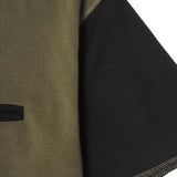 NEEDLEWORK POCKET WAFFLE TEE IN TAIGA