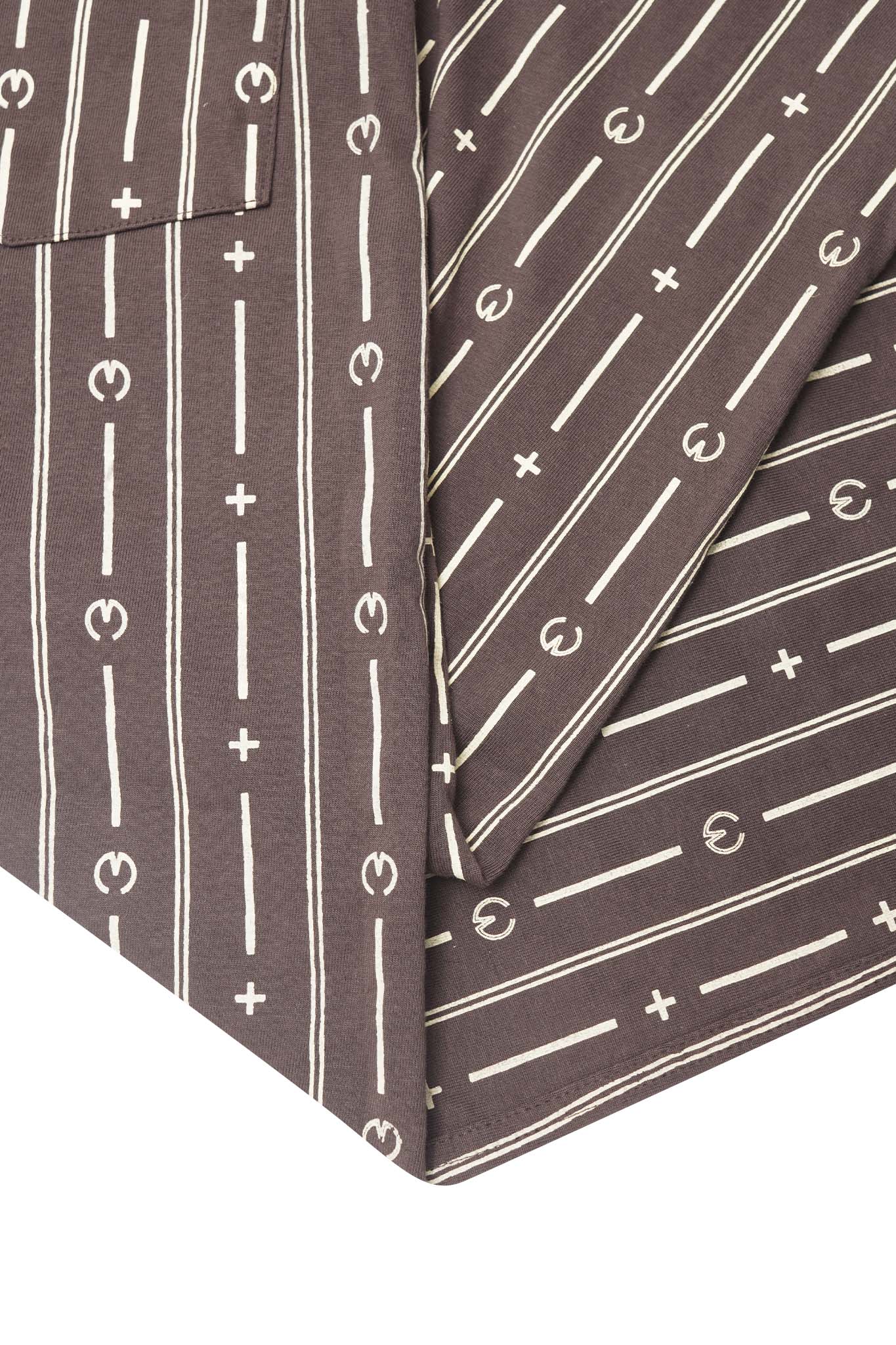 M+ PINSTRIPED OVERPOCKET PHAT PANTS IN CHARCOAL GREY