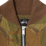 "FLOW" BOMBER JACKET IN JUNGLE CAMO