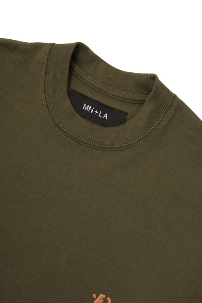 "REAR VIEW" ULTRA HEAVY TEE IN OLIVE
