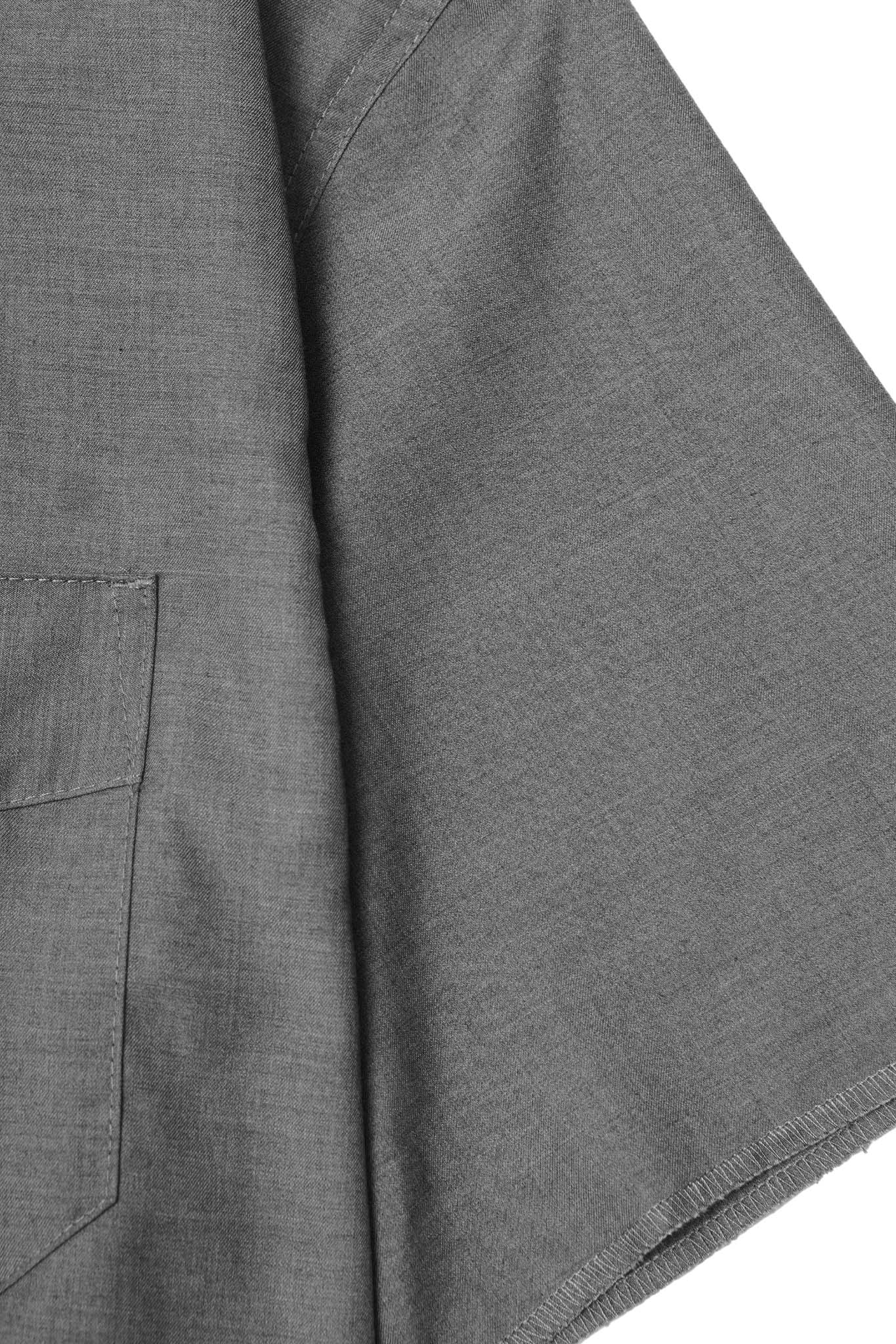 4 POCKET CUBAN SHIRT IN IRON GREY