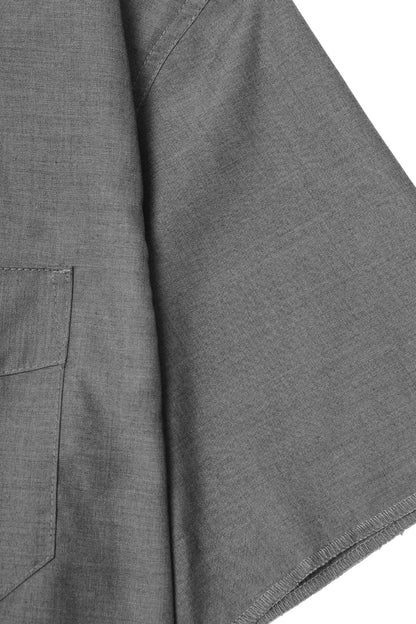 4 POCKET CUBAN SHIRT IN IRON GREY