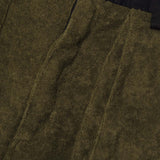 M+ OVERPOCKET TOWEL PHAT SHORTS IN OLIVE