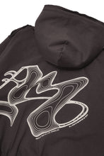 M'$ RIFT HOODIE IN CHARCOAL GREY