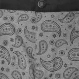 STRIDE SHORTS IN HEATHER GREY PAISLEY
