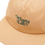 “WHATTA LIFE” UNSTRUCTURED HAT (PEACH)